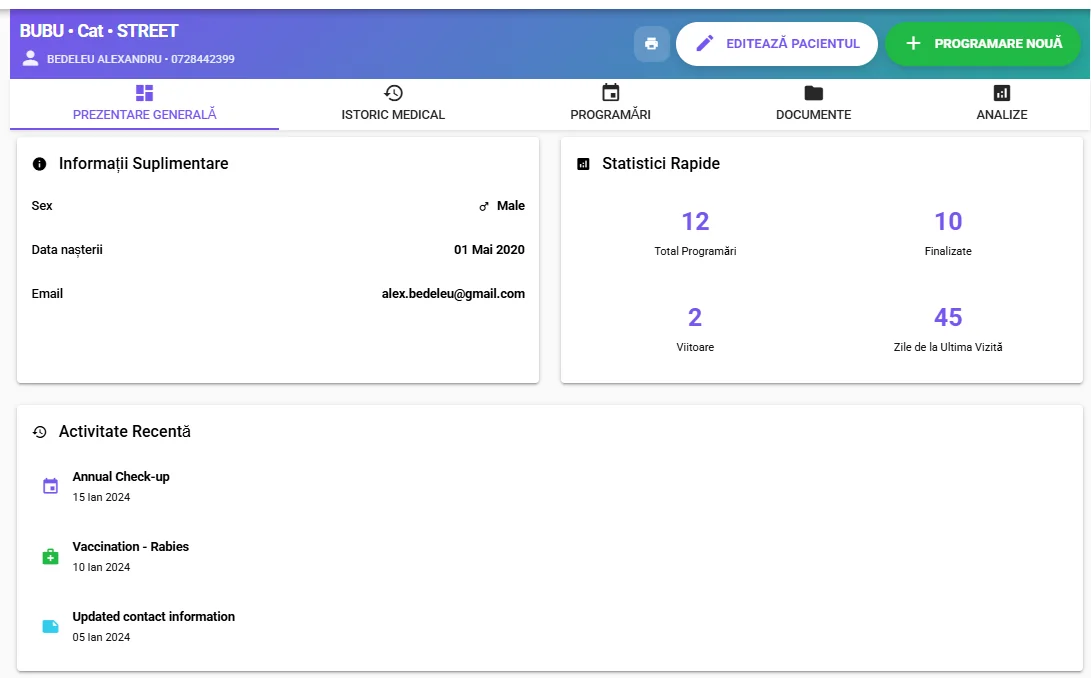 Calendare de Vaccinare în EasyVET: Managementul Proactiv al Imunizărilor